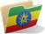 Fahne Amharisch